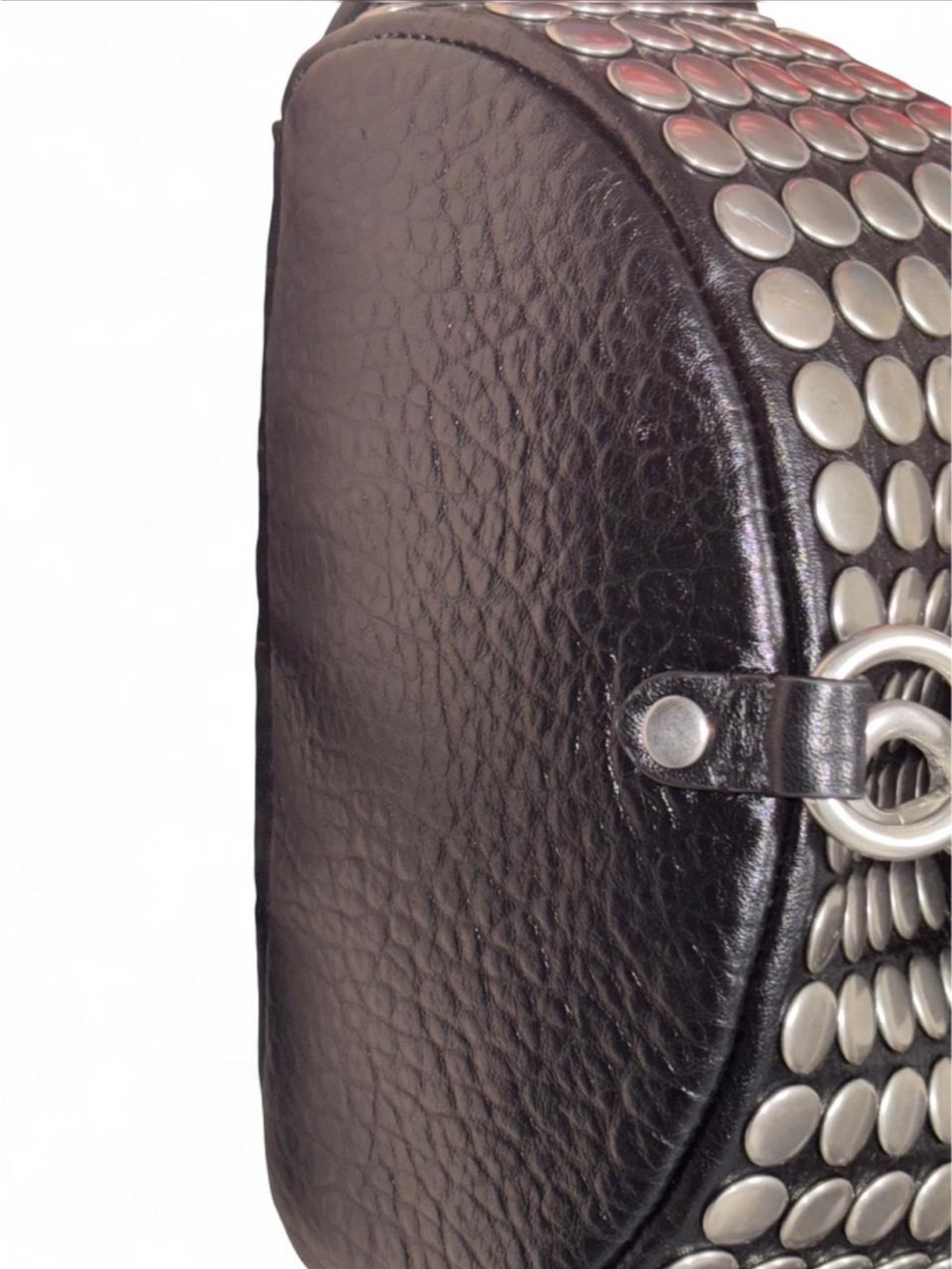 Rebecca Minkoff Studded Medium Pebble Leather Backpack - Picture 5 of 6